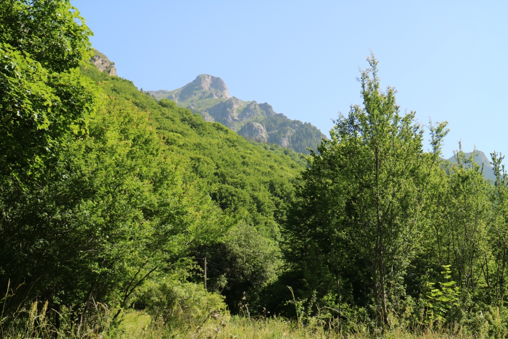 The mountain above Rila Monastery