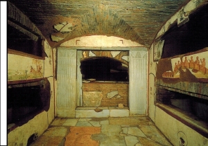 Inside the Early Christian catacombs of Rome