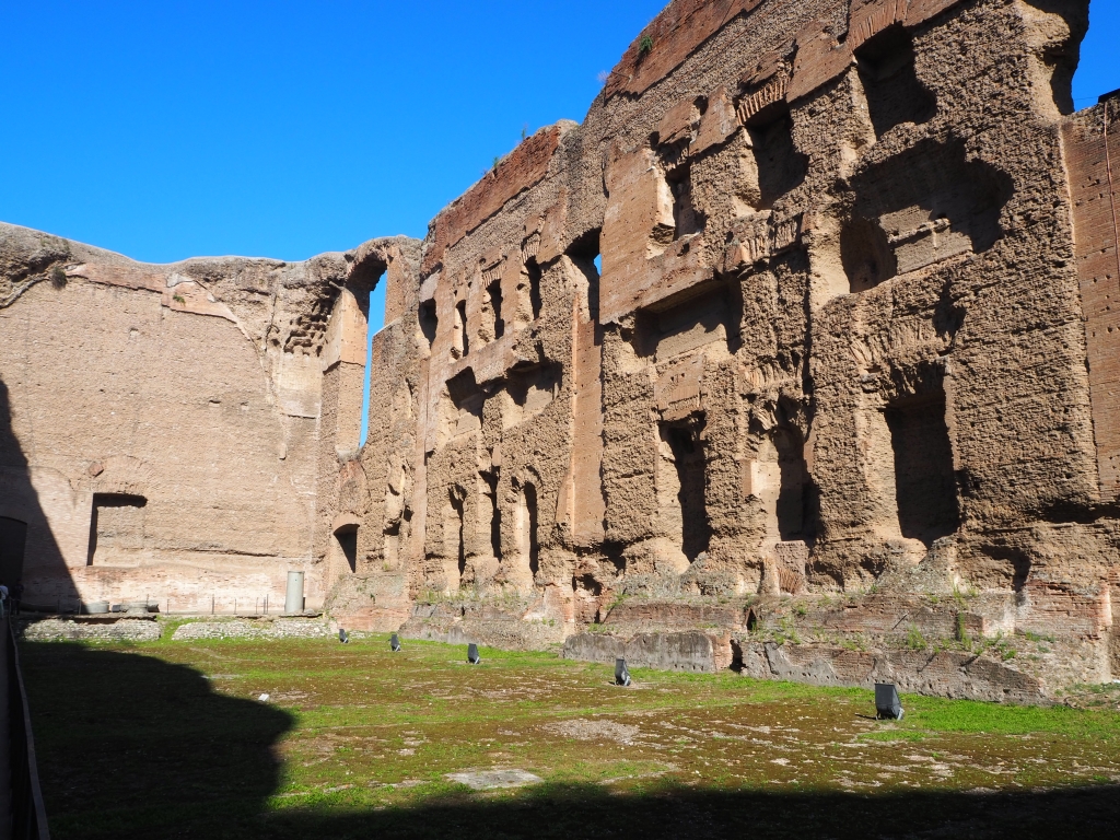 Visit the Appian Way: Baths of Caracalla