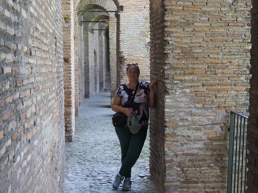 Inside the fortification walls of Emperor Aurelian, Rome