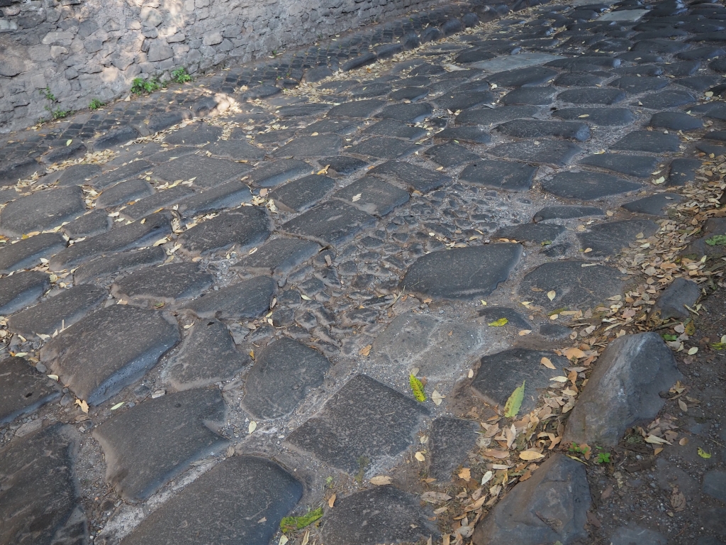 Visit the Appian Way of Rome, walk down the acient pavement