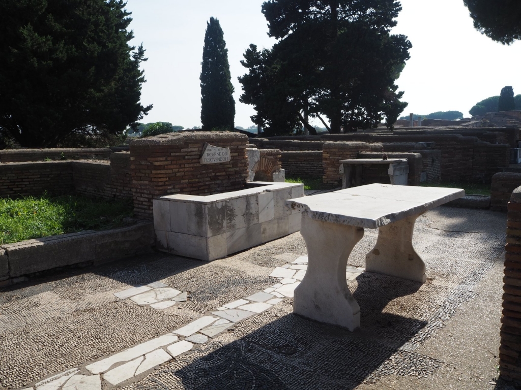 Roman fish market, Ostia Antica
